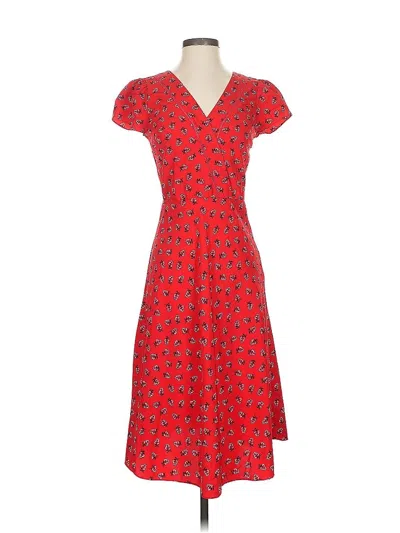 Pre-owned Assorted Brands Casual Dress In Red
