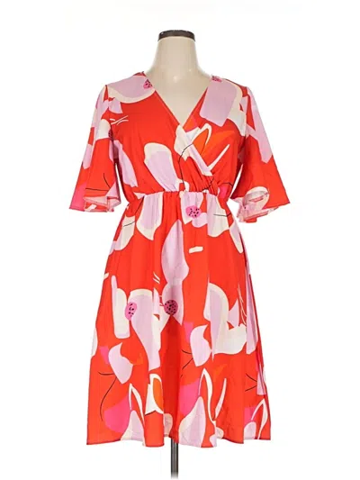 Pre-owned Assorted Brands Casual Dress In Red