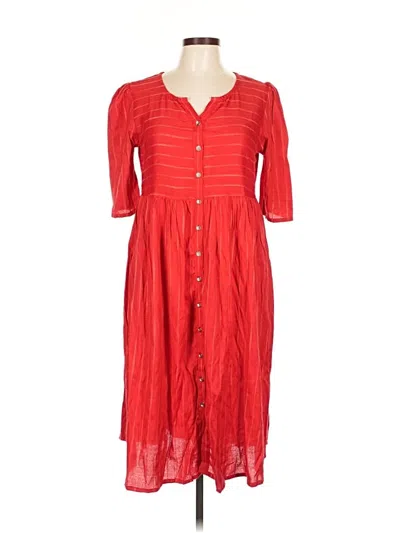 Pre-owned Assorted Brands Casual Dress In Red