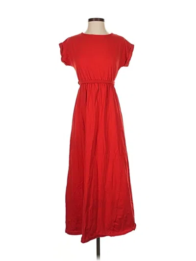 Pre-owned Assorted Brands Casual Dress In Red