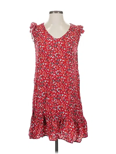 Pre-owned Assorted Brands Casual Dress In Red