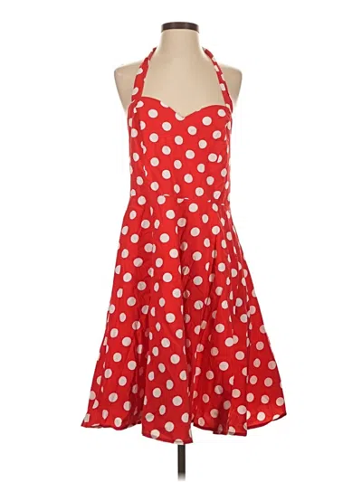 Pre-owned Assorted Brands Casual Dress In Red