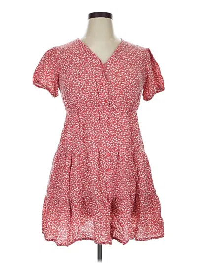 Pre-owned Assorted Brands Casual Dress In Red