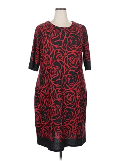 Pre-owned Assorted Brands Casual Dress In Red