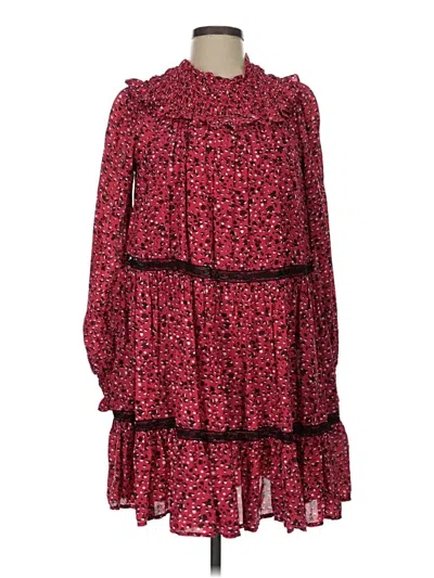 Pre-owned Assorted Brands Casual Dress In Red