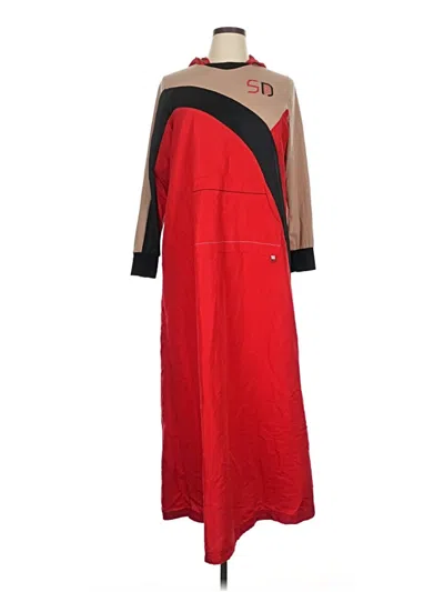 Pre-owned Assorted Brands Casual Dress In Red