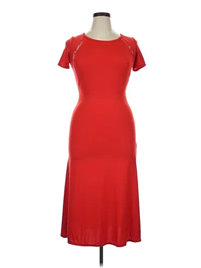 Pre-owned Assorted Brands Casual Dress In Red