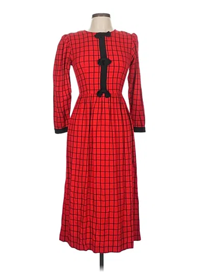 Pre-owned Assorted Brands Casual Dress In Red