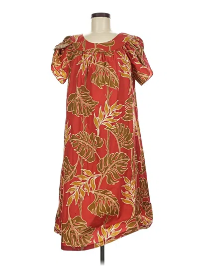 Pre-owned Assorted Brands Casual Dress In Red