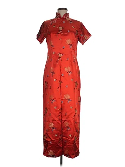 Pre-owned Assorted Brands Casual Dress In Red