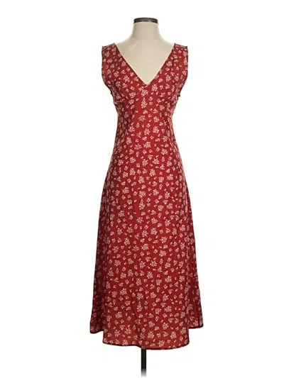 Pre-owned Assorted Brands Casual Dress In Red