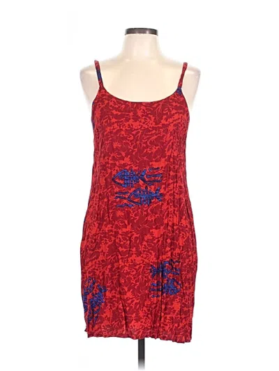 Pre-owned Assorted Brands Casual Dress In Red