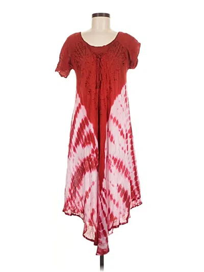 Pre-owned Assorted Brands Casual Dress In Red