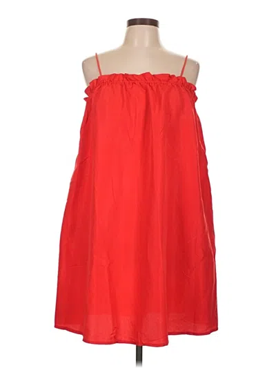 Pre-owned Assorted Brands Casual Dress In Red