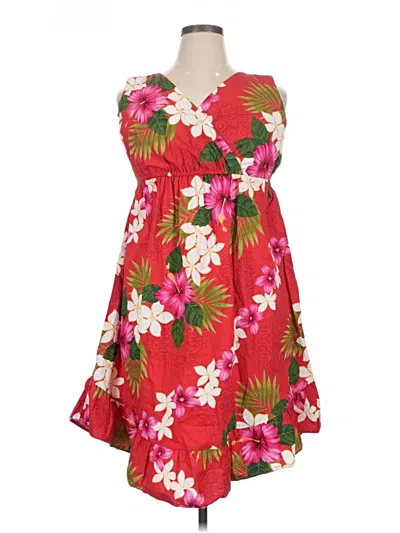 Pre-owned Assorted Brands Casual Dress In Red