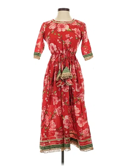 Pre-owned Assorted Brands Casual Dress In Red