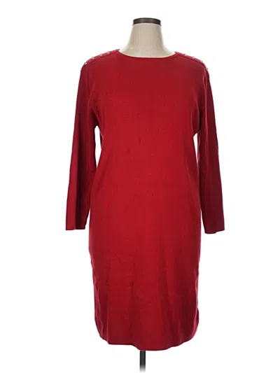Pre-owned Assorted Brands Casual Dress In Red