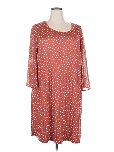 Pre-owned Assorted Brands Casual Dress In Red