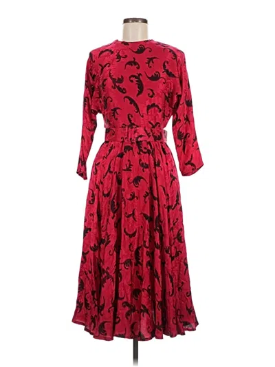 Pre-owned Assorted Brands Casual Dress In Red