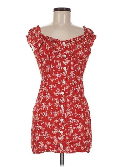 Pre-owned Assorted Brands Casual Dress In Red