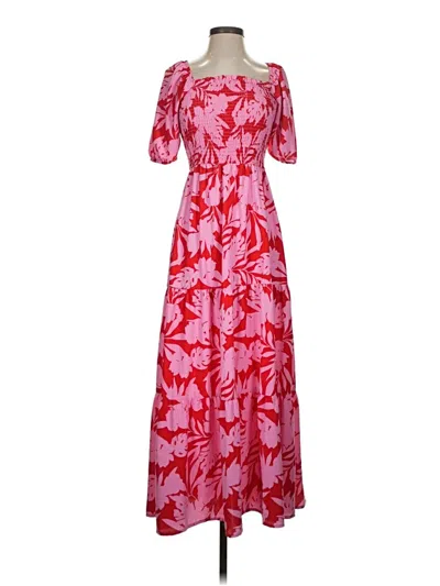 Pre-owned Assorted Brands Casual Dress In Red