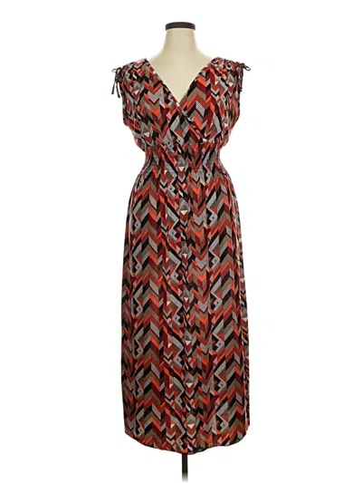 Pre-owned Assorted Brands Casual Dress In Red