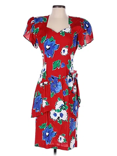 Pre-owned Assorted Brands Casual Dress In Red