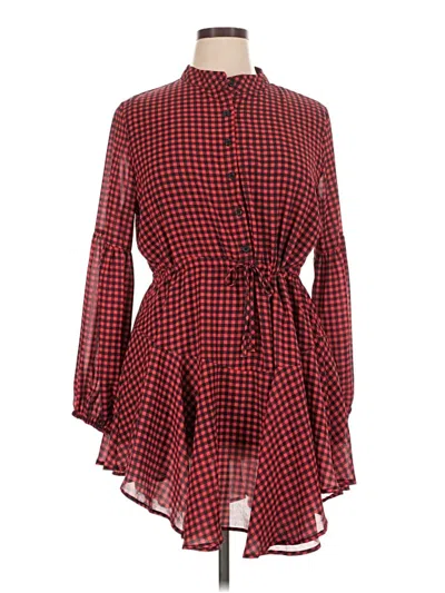 Pre-owned Assorted Brands Casual Dress In Red