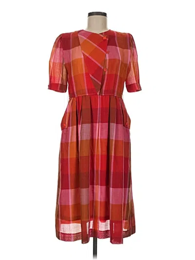 Pre-owned Assorted Brands Casual Dress In Red