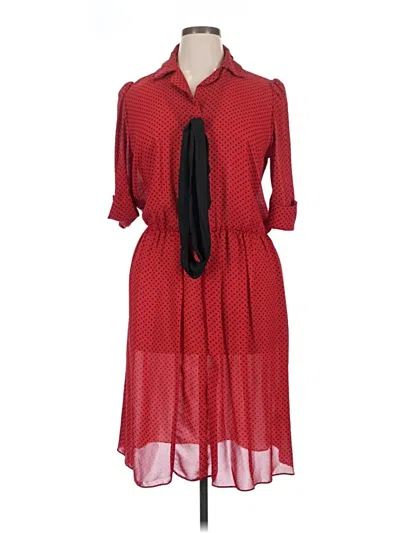 Pre-owned Assorted Brands Casual Dress In Red