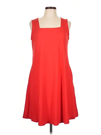 Assorted Brands Casual Dress In Red