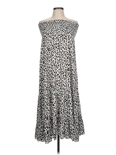 Pre-owned Assorted Brands Casual Dress In Silver