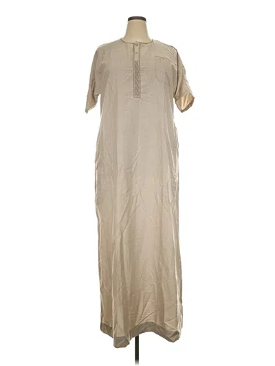 Pre-owned Assorted Brands Casual Dress In Tan