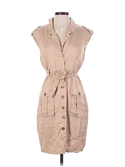 Pre-owned Assorted Brands Casual Dress In Tan