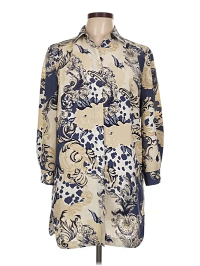 Pre-owned Assorted Brands Casual Dress In Tan