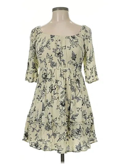 Pre-owned Assorted Brands Casual Dress In Tan