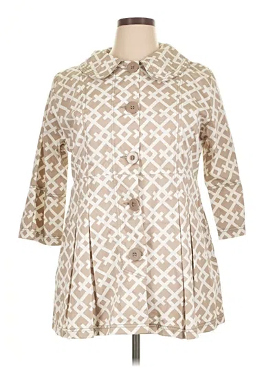 Pre-owned Assorted Brands Casual Dress In Tan