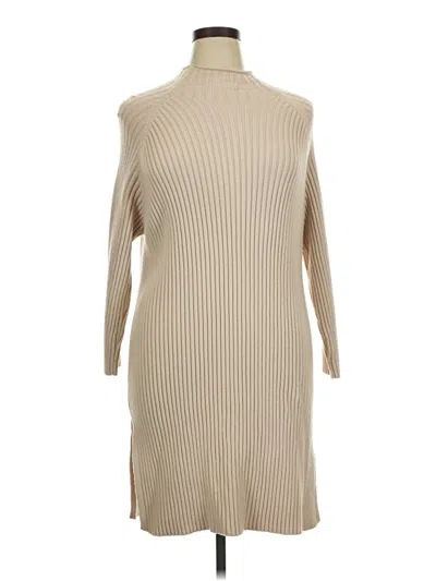 Pre-owned Assorted Brands Casual Dress In Tan