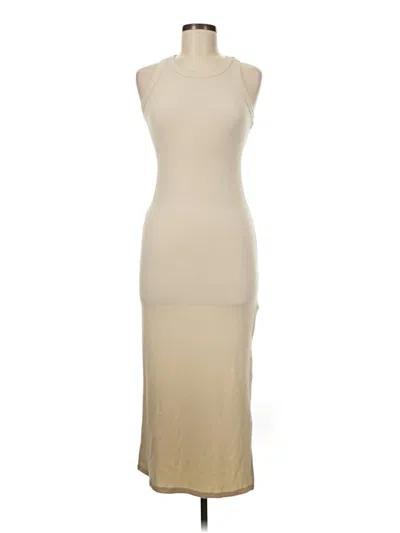Pre-owned Assorted Brands Casual Dress In Tan