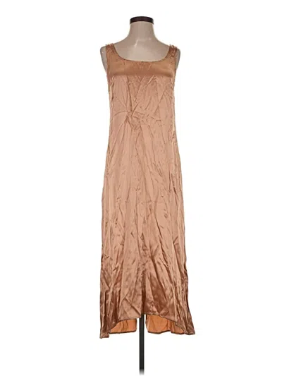 Pre-owned Assorted Brands Casual Dress In Tan