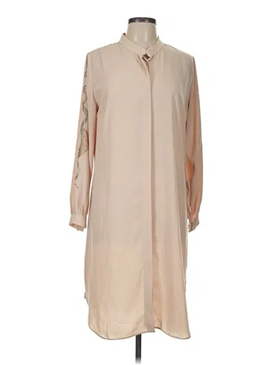Pre-owned Assorted Brands Casual Dress In Tan