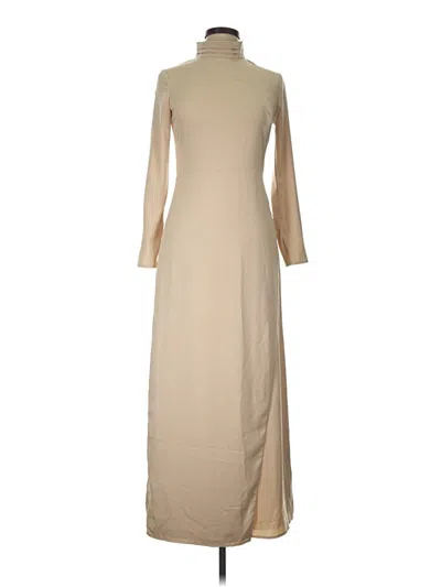 Pre-owned Assorted Brands Casual Dress In Tan