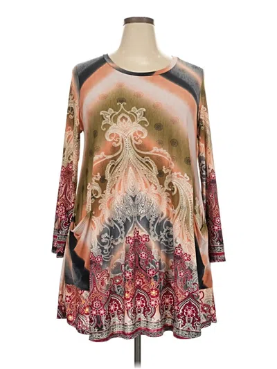 Pre-owned Assorted Brands Casual Dress In Tan