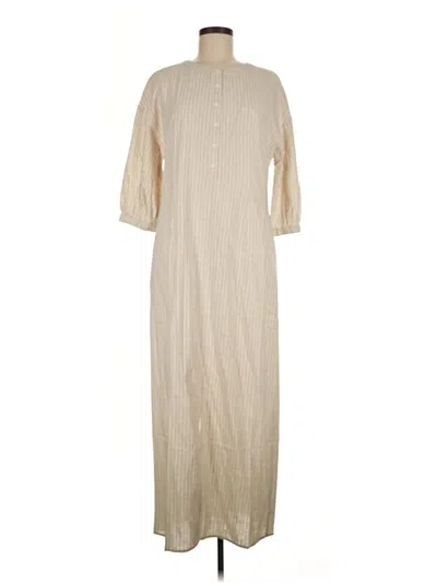 Pre-owned Assorted Brands Casual Dress In Tan