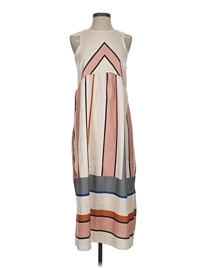 Pre-owned Assorted Brands Casual Dress In Tan