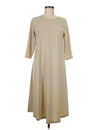 Pre-owned Assorted Brands Casual Dress In Tan