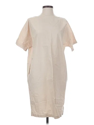Pre-owned Assorted Brands Casual Dress In Tan
