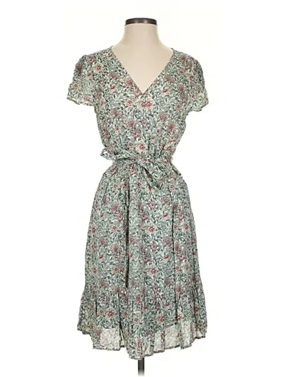 Pre-owned Assorted Brands Casual Dress In Teal