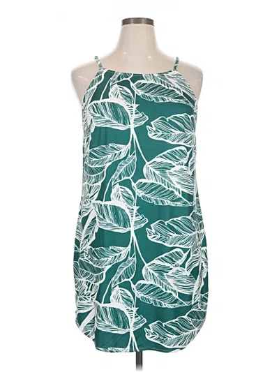 Pre-owned Assorted Brands Casual Dress In Teal