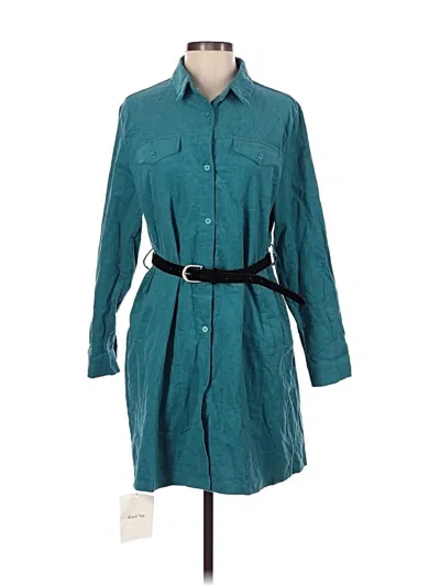 Pre-owned Assorted Brands Casual Dress In Teal